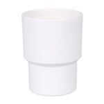 Osłonka ceramiczna 14 cm matowy biały