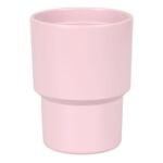 Osłonka ceramiczna 14 cm matowy różowy