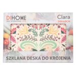 Deska do krojenia szklana 30 x 40 cm Clara folk wielokolorowy