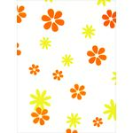 Zasłonka z kółeczkami basic sun pomarańczowa