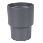 Osłonka ceramiczna 14 cm matowy szary