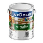 Emalia akrylowa Śnieżna Biel 2,2 l mat LuxDecor
