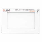 Deska do krojenia szklana 20 x 30 cm Clara biały