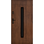 Drzwi zewnętrzne borneo orzech 80 prawe