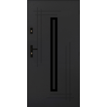 Drzwi zewnętrzne borneo antracyt 90 prawe