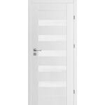 Skrzydło drzwiowe 80P 5/5 biały bergamo 10 prawe