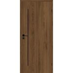 Skrzydło drzwiowe 80P pełne orzech palermo saxo prawe