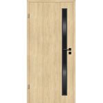 Drzwi wewnętrzne 70L pokojowe dąb amber lakierowane vega lewe