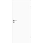 Skrzydło drzwiowe 80P pełne biały lakierowane 2 zawiasy prawe