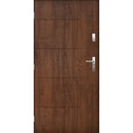 Drzwi zewnętrzne loara orzech 80 lewe