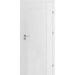 Skrzydło drzwiowe 70P pełne biały tago prawe
