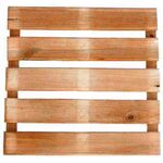 Podest ogrodowy 40 x 40 x 2,8 cm brązowy impregnowany