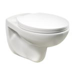 Miska WC podwieszana z deską bezkołnierzowa biała Kerra Doris