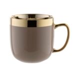 Kubek Berlotti 530 ml brązowo-złoty