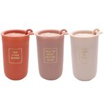 Kubem z podwójnymi ściankami i pokrywką Autumn 330 ml mix kolorów