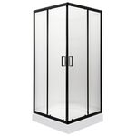 Kabina natryskowa Soho SQ 90 BL z brodzikiem PL Kerra