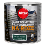 Farba do metalu 250 ml zielony połysk Altax