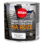 Farba do metalu 250 ml biały połysk Altax