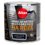 Farba do metalu 250 ml czarny połysk Altax