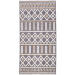 Dywan Nepal 80 x 153 cm geometria antracytowy