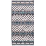 Dywan Nepal 160 x 230 cm pasy niebieski