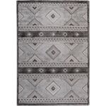 Dywan Chiara 120 cm koło aztecki szary