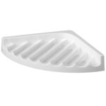 Półka narożna biała