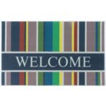Wycieraczka Sphinx print 48 x 78 cm Welcome paski wielokolorowy