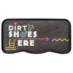 Ociekacz na buty z nadrukiem Shoes Here! Boot Tray 38 x 75 cm wielokolorowy