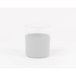 Osłonka Perry 13 cm ze szkłem biały