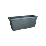 Skrzynka balkonowa Toledo 60 cm z podstawkiem szary