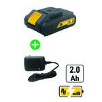 Zestaw startowy akumulator Li-ion 2.0 Ah i ładowarka 0,3 A NUTOOL