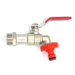 Zawór mosiężny czerpalny 3/4 " x 3/4 " premium z szybkozłączką