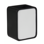 Kubek na szczoteczki Classy 7 x 5,5 x 9,5 cm biało-czarny