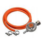 Zestaw reduktor butli gazowej wąż propan 1,5 m 2 x opaska zaciskowa