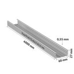 Profil CD 60 x 27 x 0,55 mm x 4000 mm