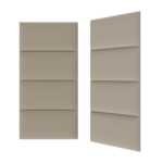 Panel tapicerowany Duo PP 60 x 30 cm Linora Cashmere