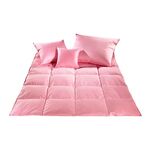 Kołdra eko pierze 140 x 200 cm różowy