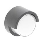 Oprawa elewacyjna okrągła LED CANTI II szara