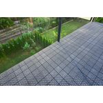 Kratka tarasowa 30 x 30 x 1,2 cm grafitowa