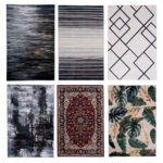 Dywan drukowany Fake Mink 80 x 140 cm mix kolorów