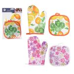 Rękawica kuchenna z podkładką mix kolorów
