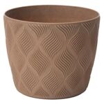 Osłonka Flow Petit Eco 19 cm naturalne drewno brązowy