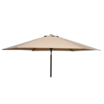 Parasol ogrodowy z wentylacją Market cappuccino 3 m