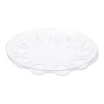 Półmisek do jajek transparentny 23,3 cm