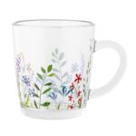 Kubek szklany Toronto z dekoracją wiosenne przebudzenie 350 ml wielokolorowy