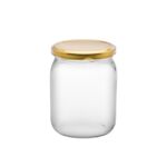 Słoiki New 500 ml ze złotą nakrętką 6 sztuk