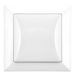 Wyłącznik schodowy Pola 8,1 x 8,1 x 3,5 cm biały