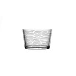 Pucharek do lodów i deserów Harmony 290 ml paski transparentny
