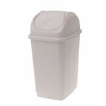 Kosz na śmieci Slim 10 l kremowy